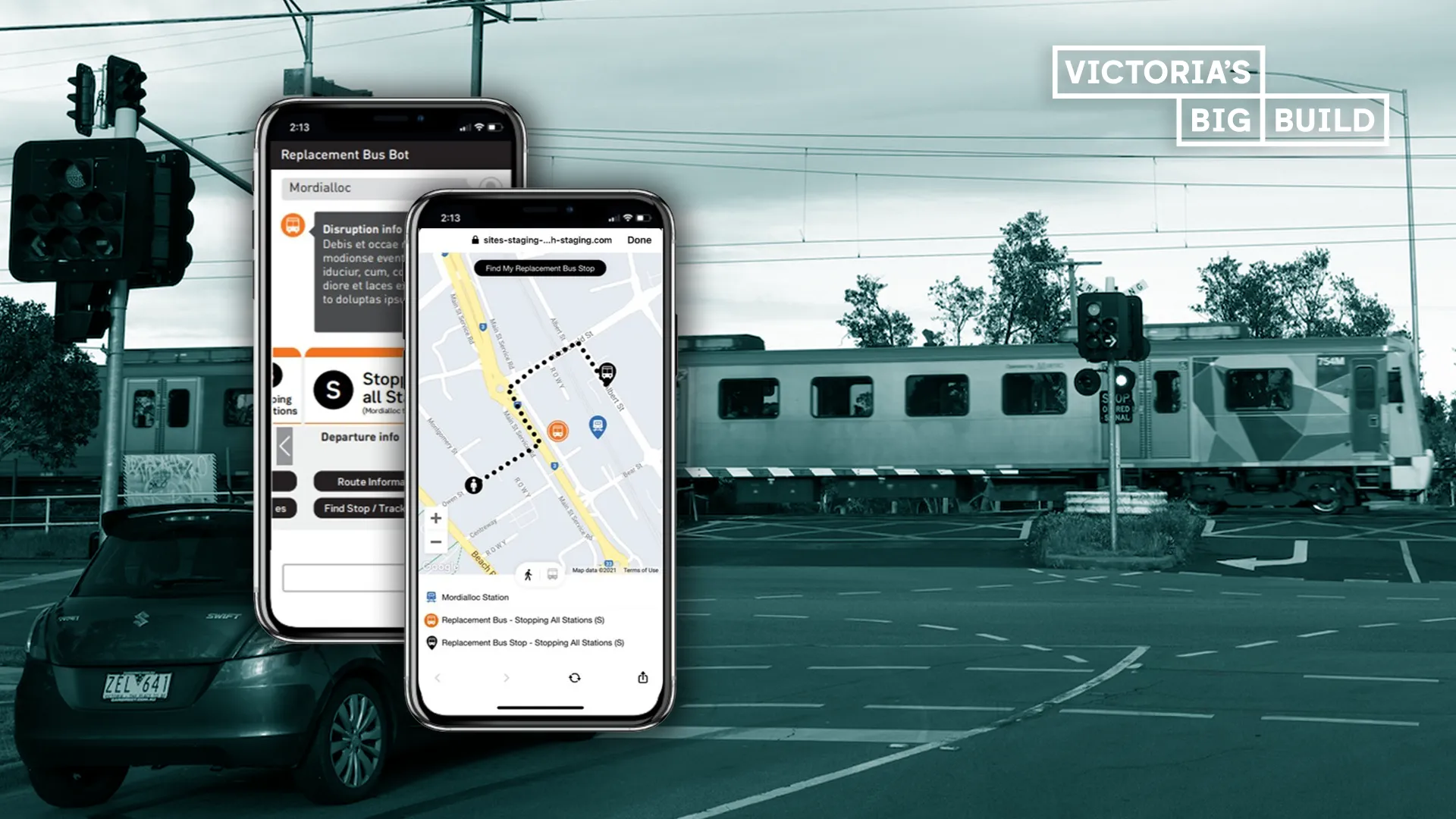 AI-enabled passenger experience, public transport network chatbot with Victoria's Big Build